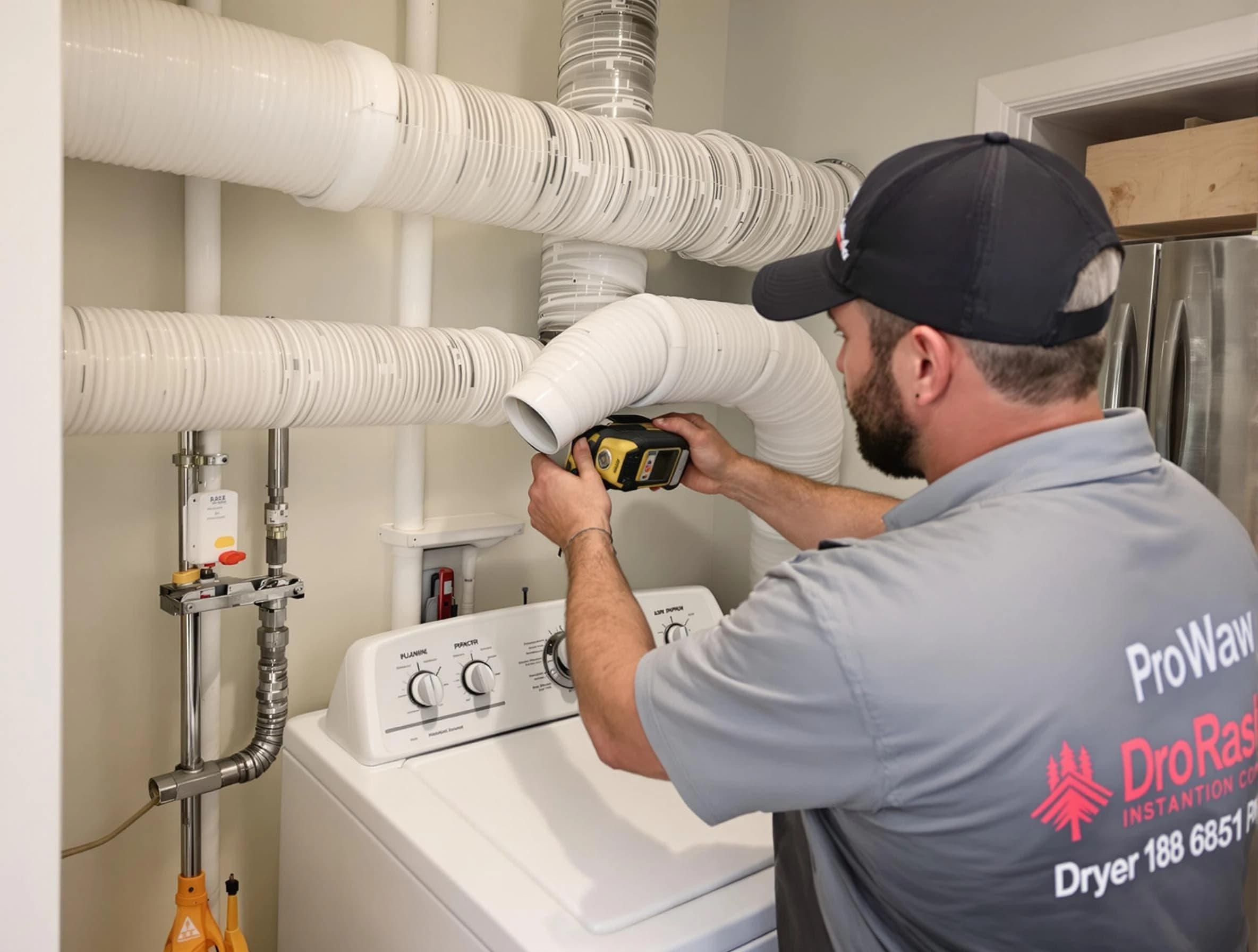 Professional dryer vent hose installation by Parker Dryer Vent Cleaning in Parker