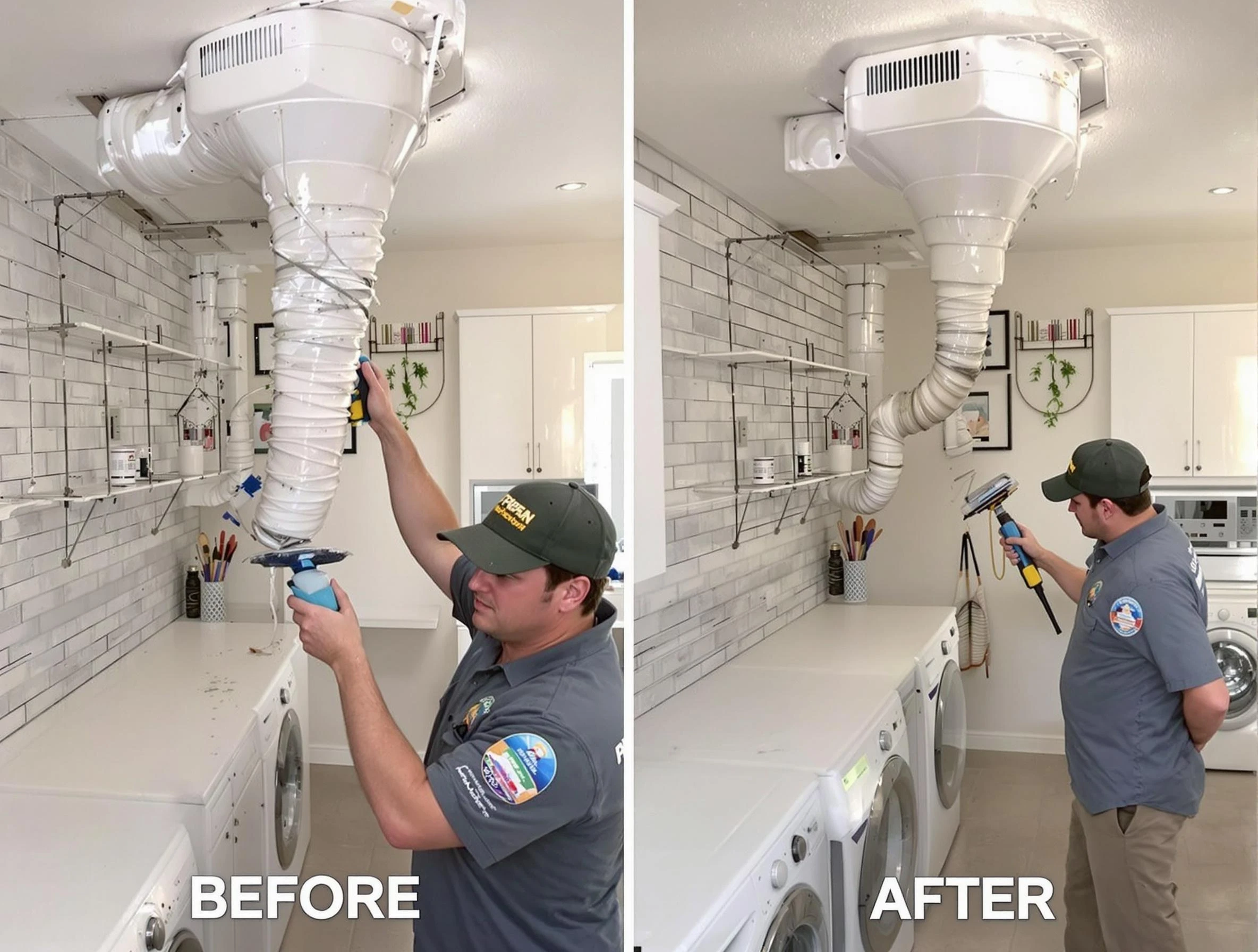 Professional dryer exhaust vent cleaning by Parker Dryer Vent Cleaning in Parker